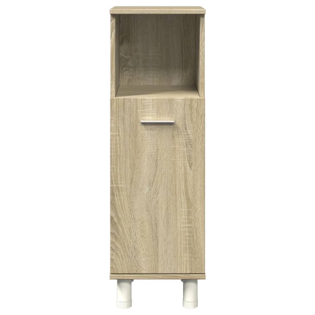 vidaXL Armario de baño madera ingeniería roble Sonoma 30,5x30x95 cm