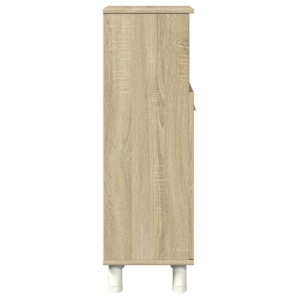 vidaXL Armario de baño madera ingeniería roble Sonoma 30,5x30x95 cm