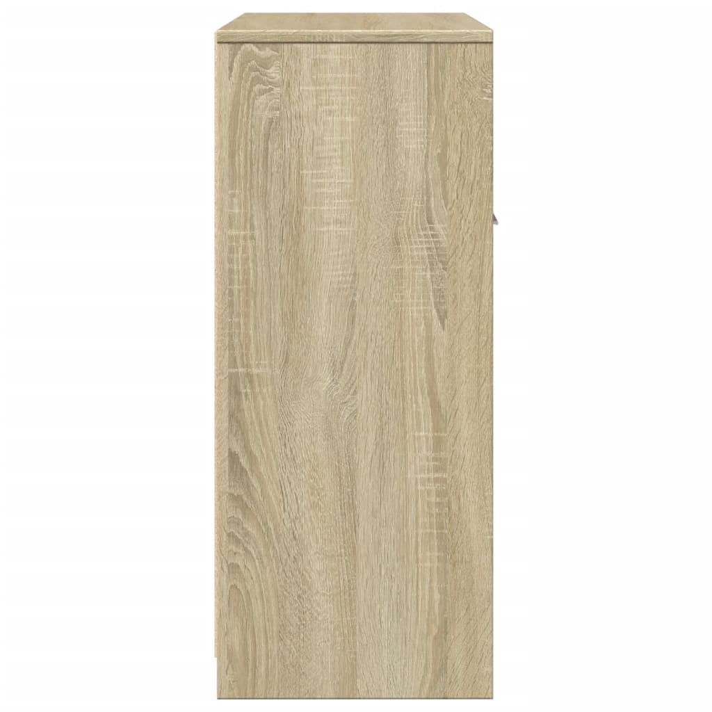 vidaXL Armario de baño madera contrachapada roble Sonoma 60x33x80 cm