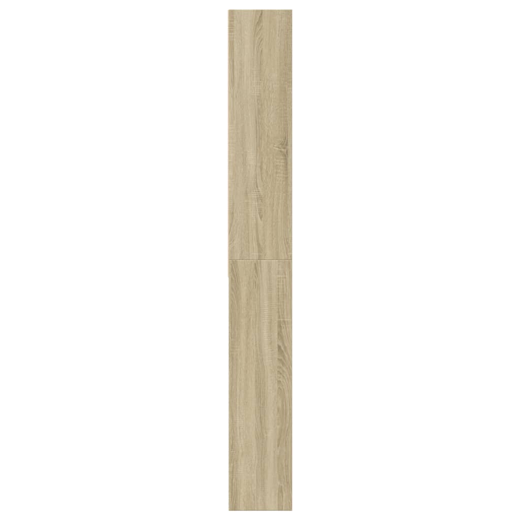 vidaXL Armario de lavadora madera ingeniería roble Sonoma 64x24x190 cm