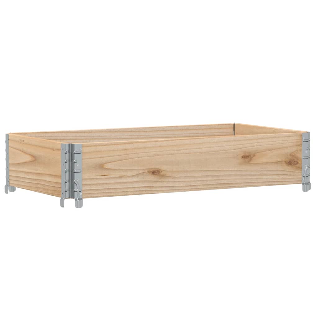 vidaXL Jardinera de madera maciza de pino 100x50 cm