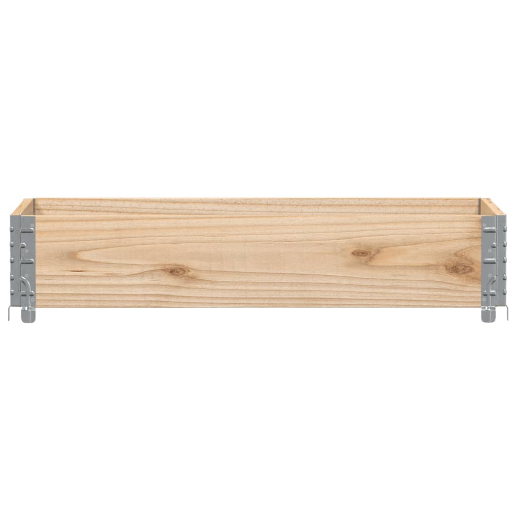 vidaXL Jardinera de madera maciza de pino 100x50 cm