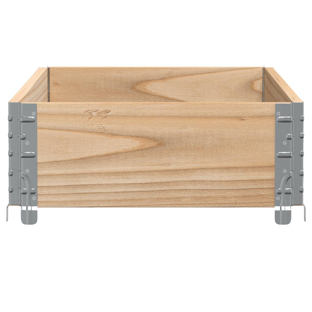 vidaXL Jardinera de madera maciza de pino 100x50 cm