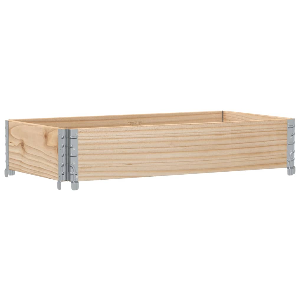 vidaXL Jardinera de madera maciza de pino 100x50 cm