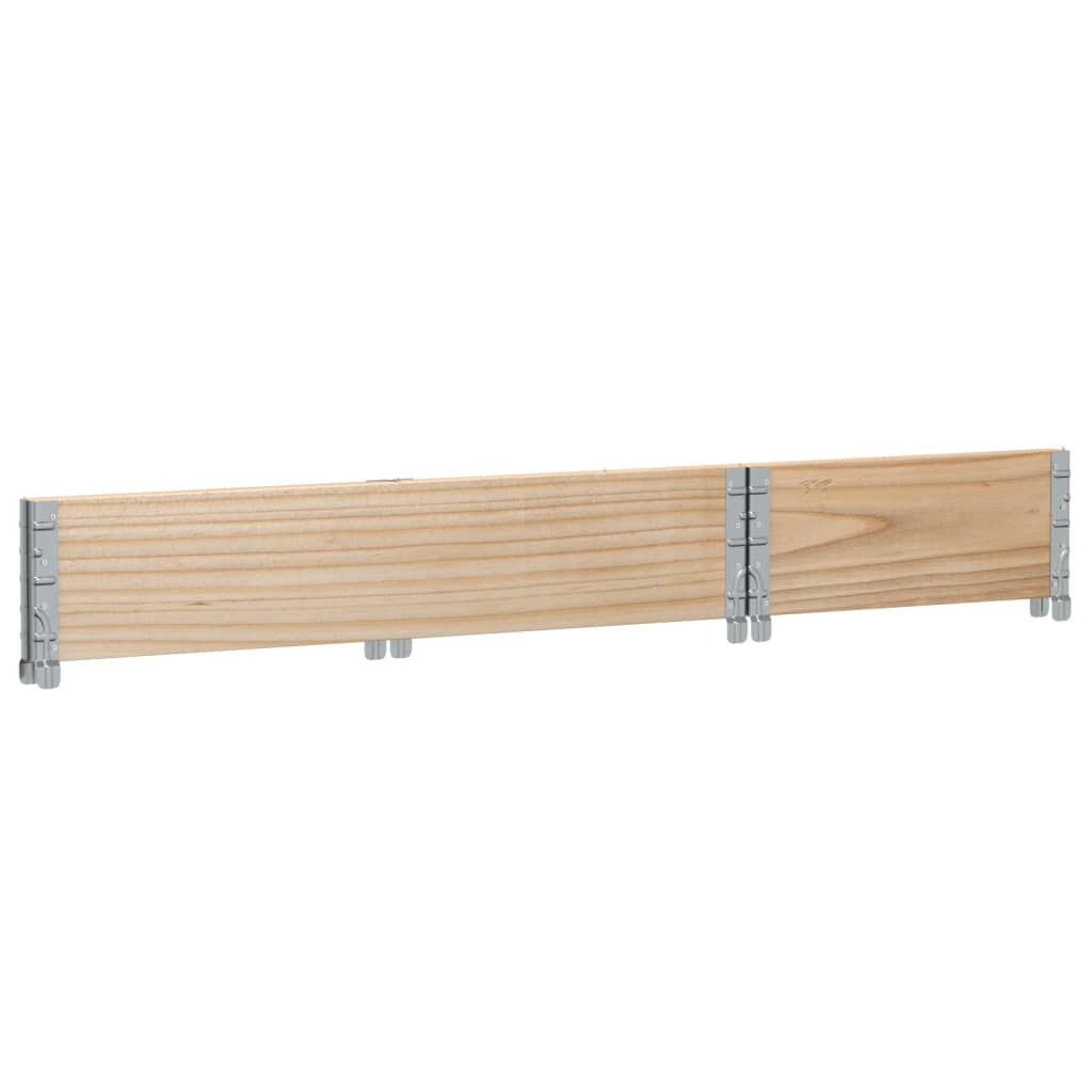 vidaXL Jardinera de madera maciza de pino 100x50 cm