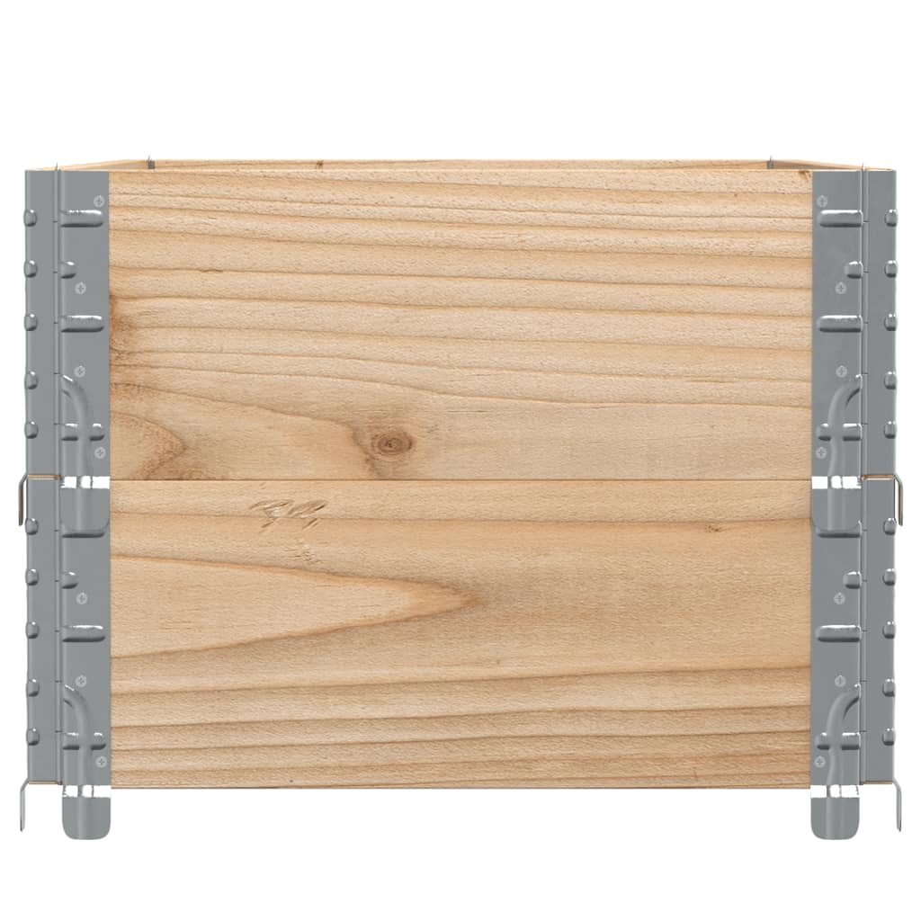 vidaXL Jardinera de madera maciza de pino 100x50 cm