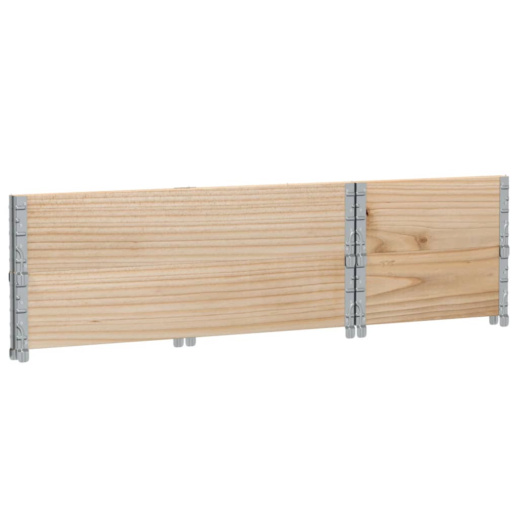 vidaXL Jardinera de madera maciza de pino 100x50 cm