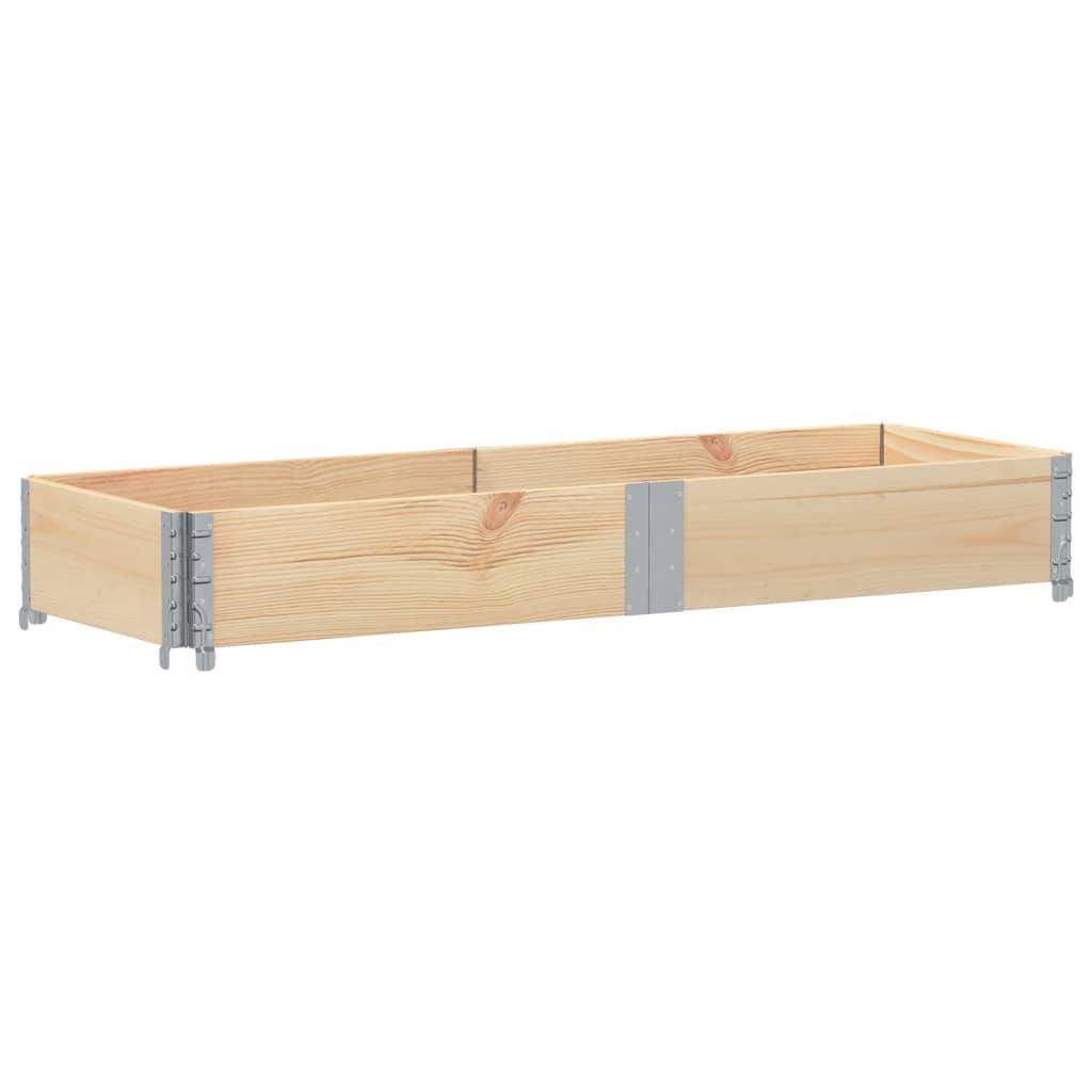 vidaXL Jardinera de madera maciza de pino 150x50 cm