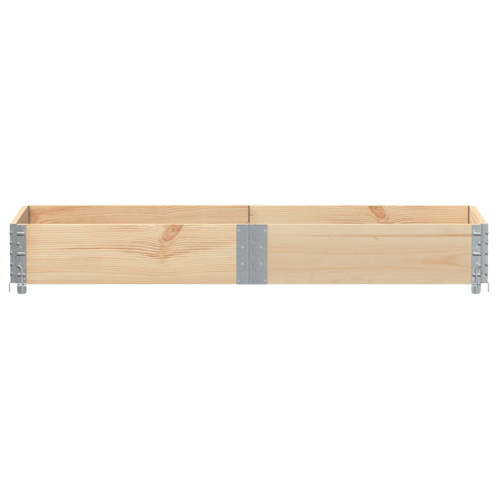 vidaXL Jardinera de madera maciza de pino 150x50 cm