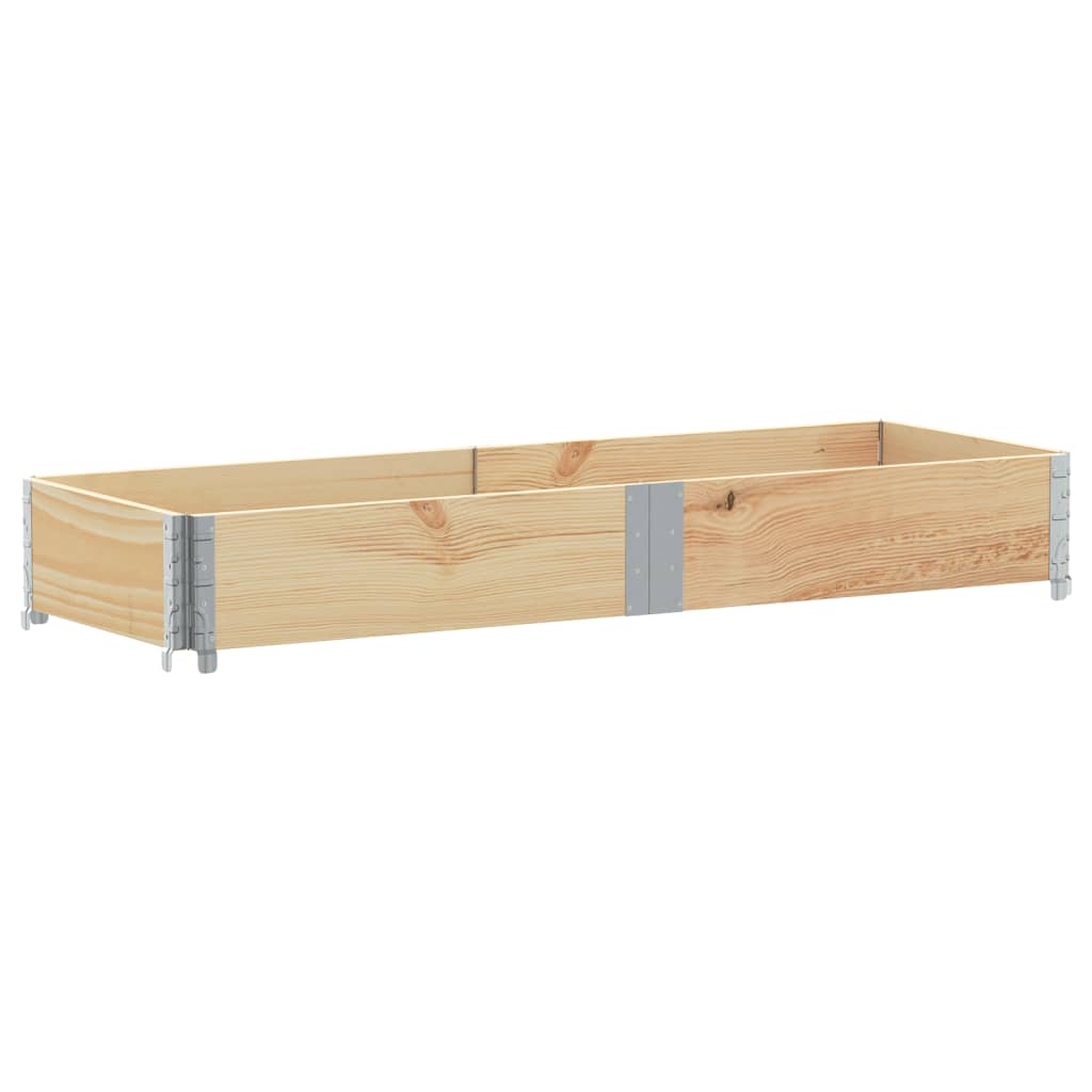 vidaXL Jardinera de madera maciza de pino 150x50 cm