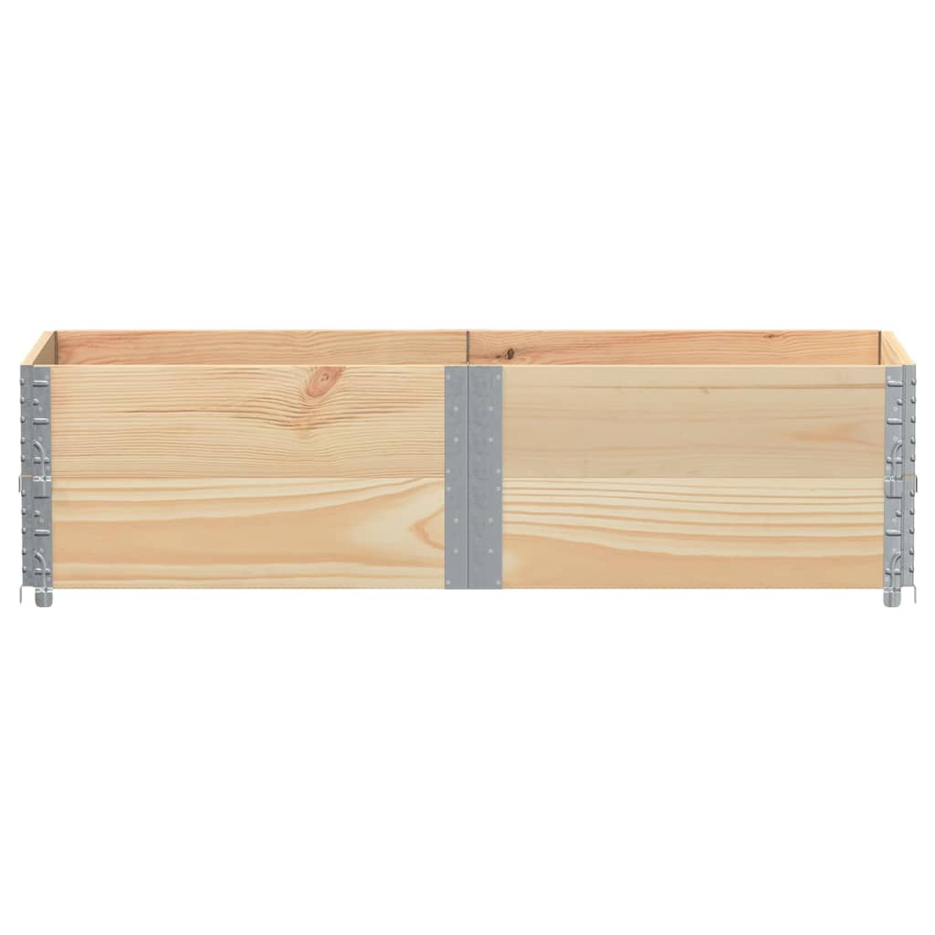 vidaXL Jardinera de madera maciza de pino 150x50 cm