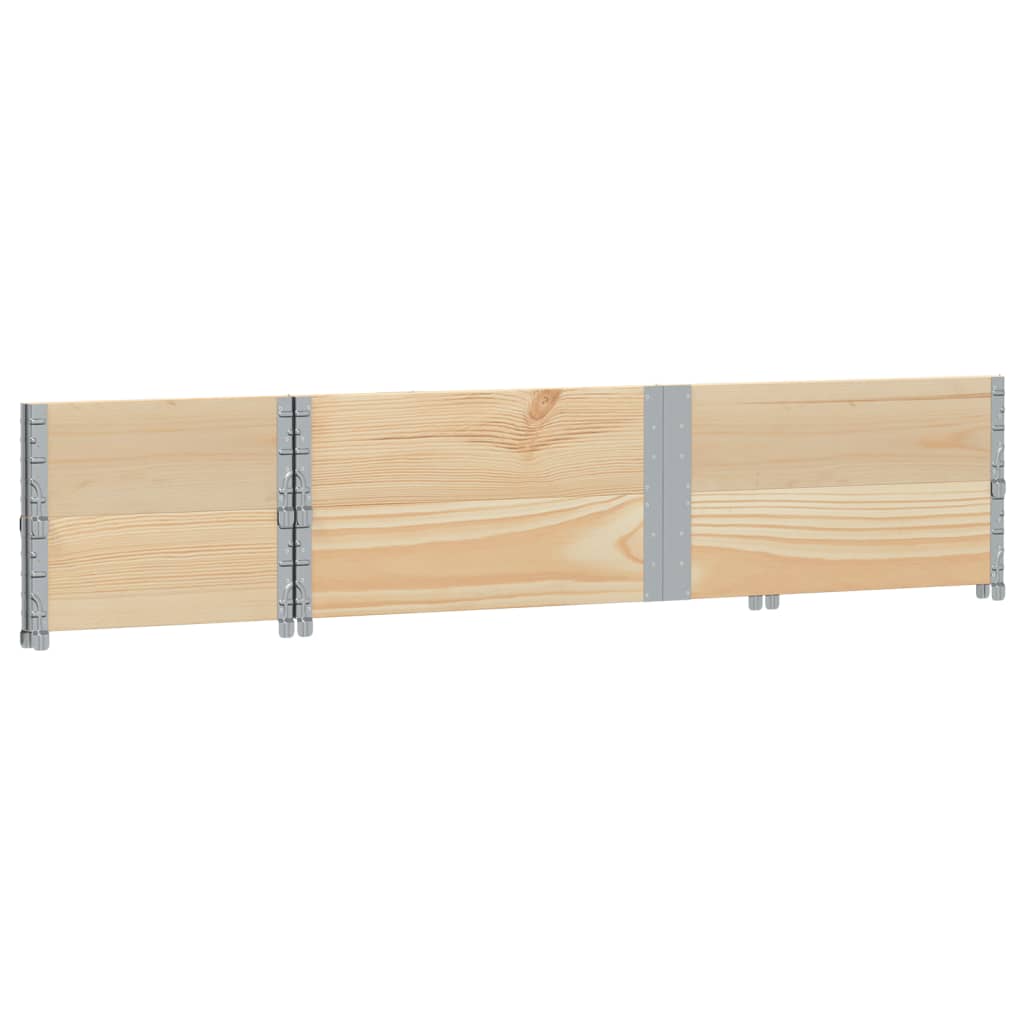 vidaXL Jardinera de madera maciza de pino 150x50 cm