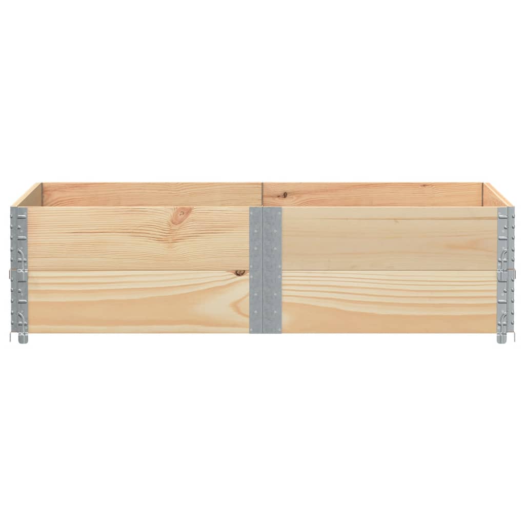 vidaXL Jardinera de madera maciza de pino 150x100 cm