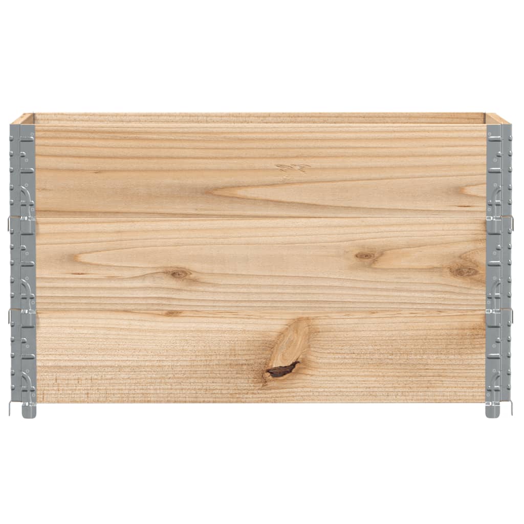 vidaXL Jardinera de madera maciza de pino 100x50 cm