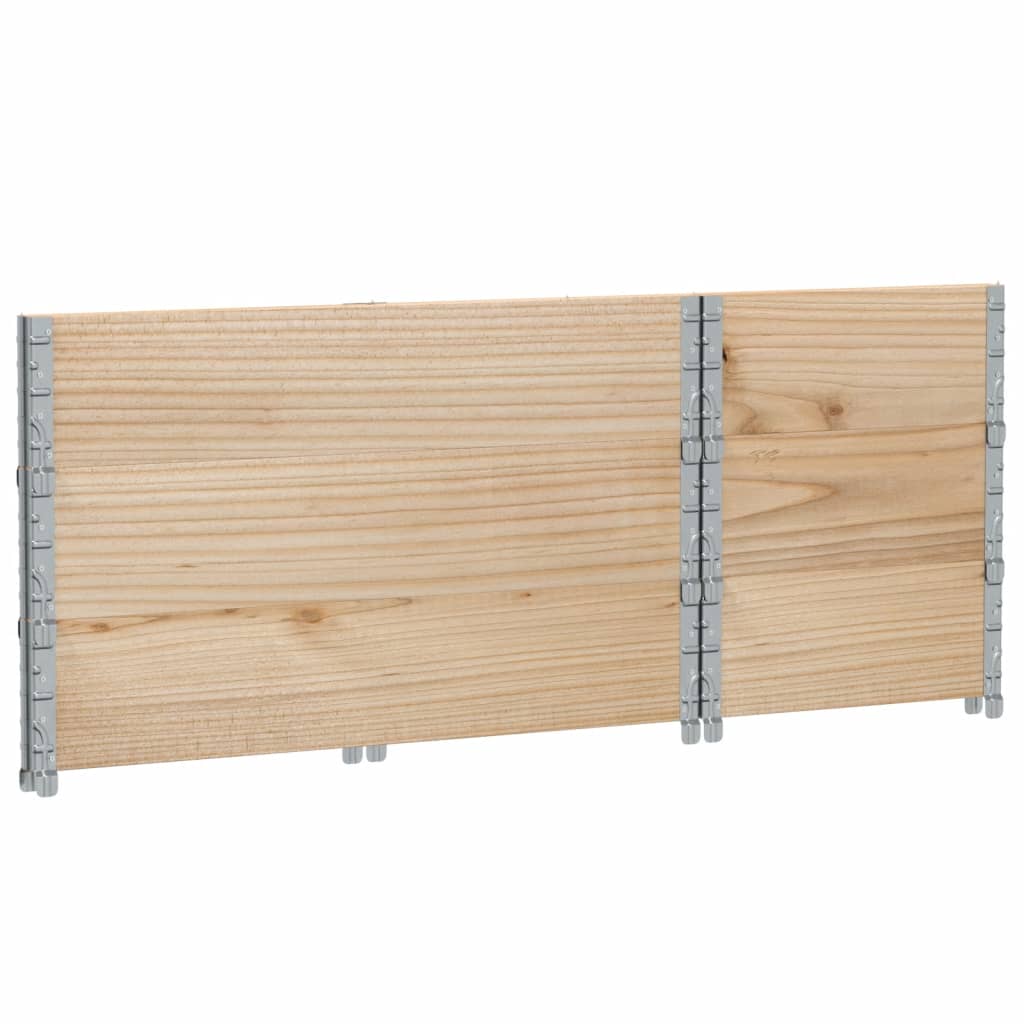 vidaXL Jardinera de madera maciza de pino 100x50 cm