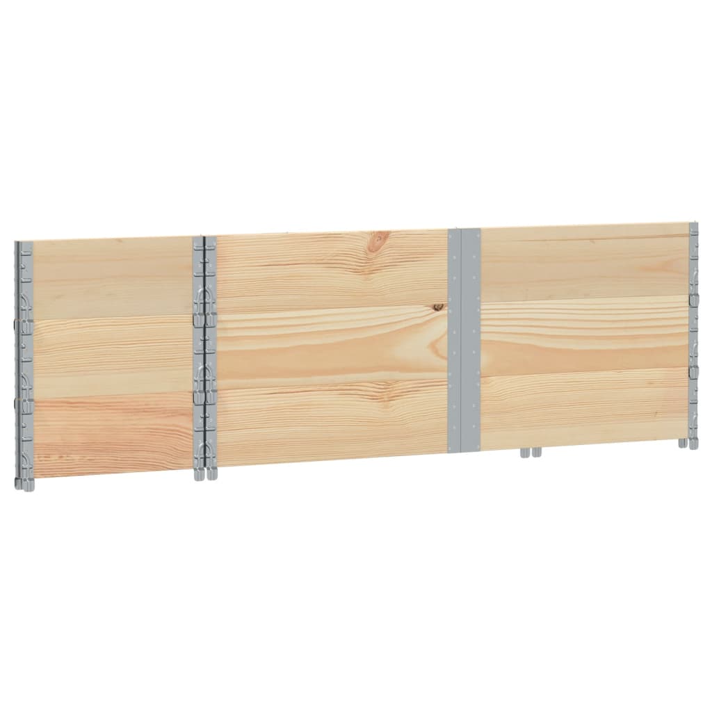 vidaXL Jardinera de madera maciza de pino 150x50 cm