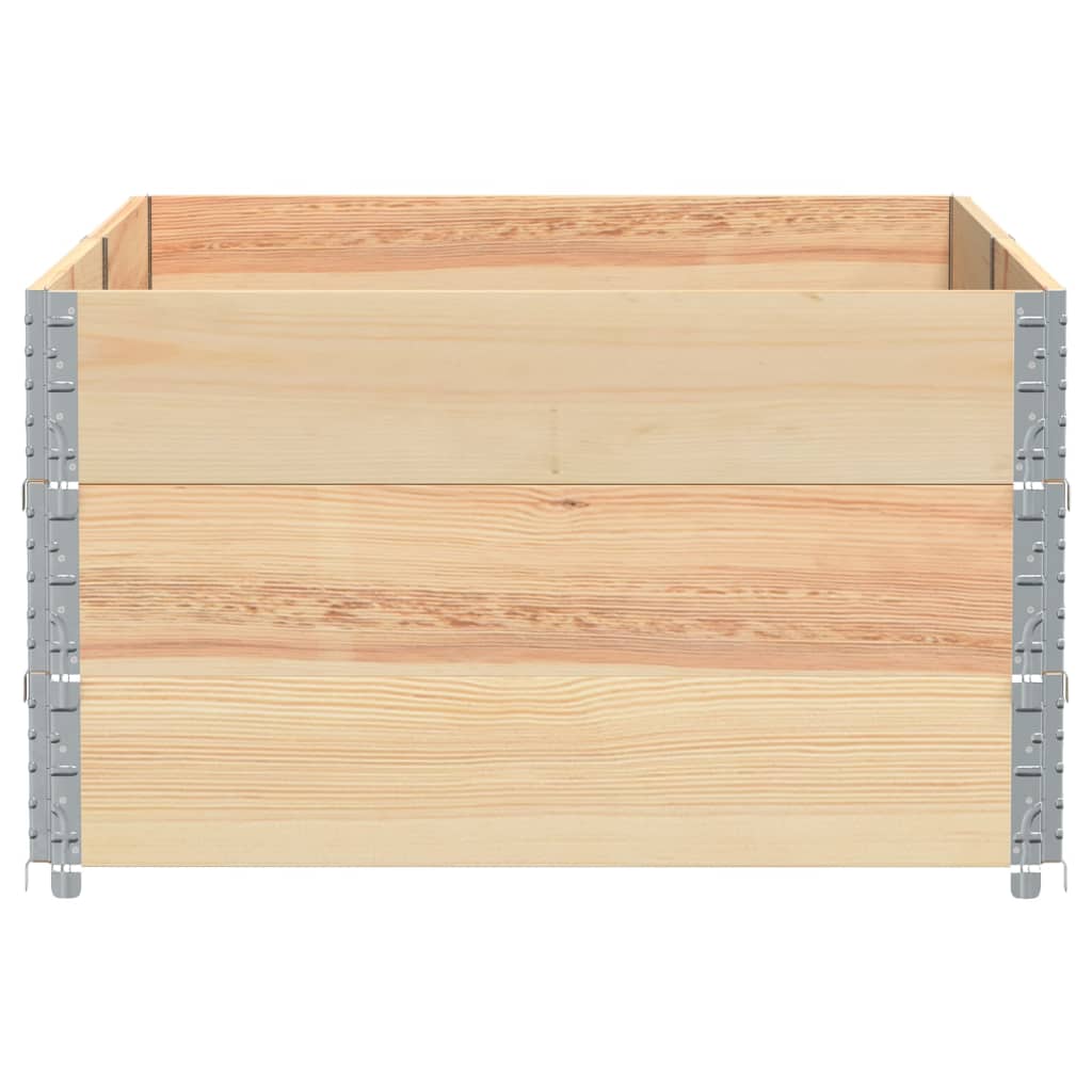 vidaXL Jardinera de madera maciza de pino 150x100 cm