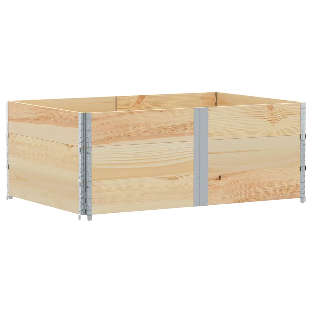 vidaXL Jardinera de madera maciza de pino 150x100 cm