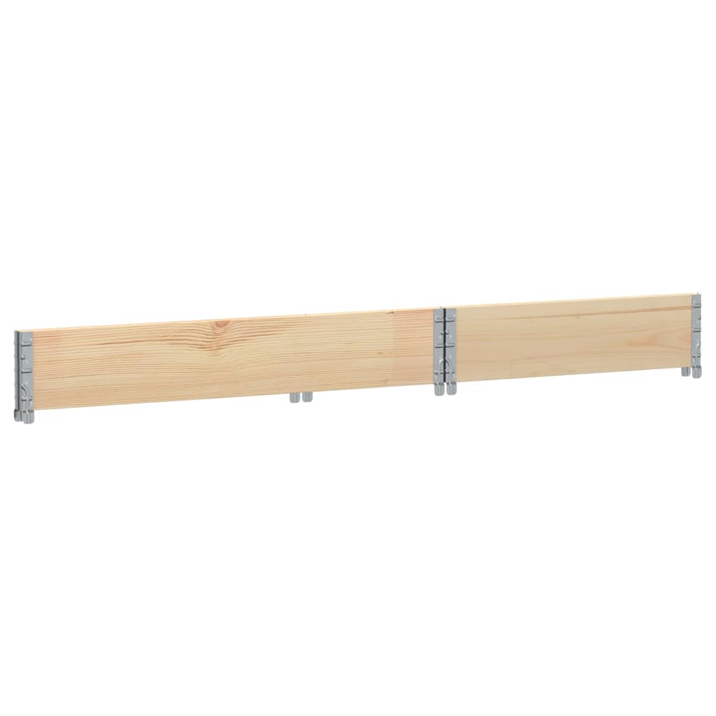 vidaXL Jardinera de madera maciza de pino 120x80 cm