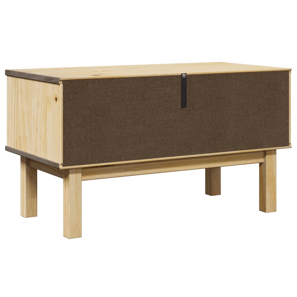 vidaXL Banco de recibidor OTTA madera maciza de pino 80x40x45 cm