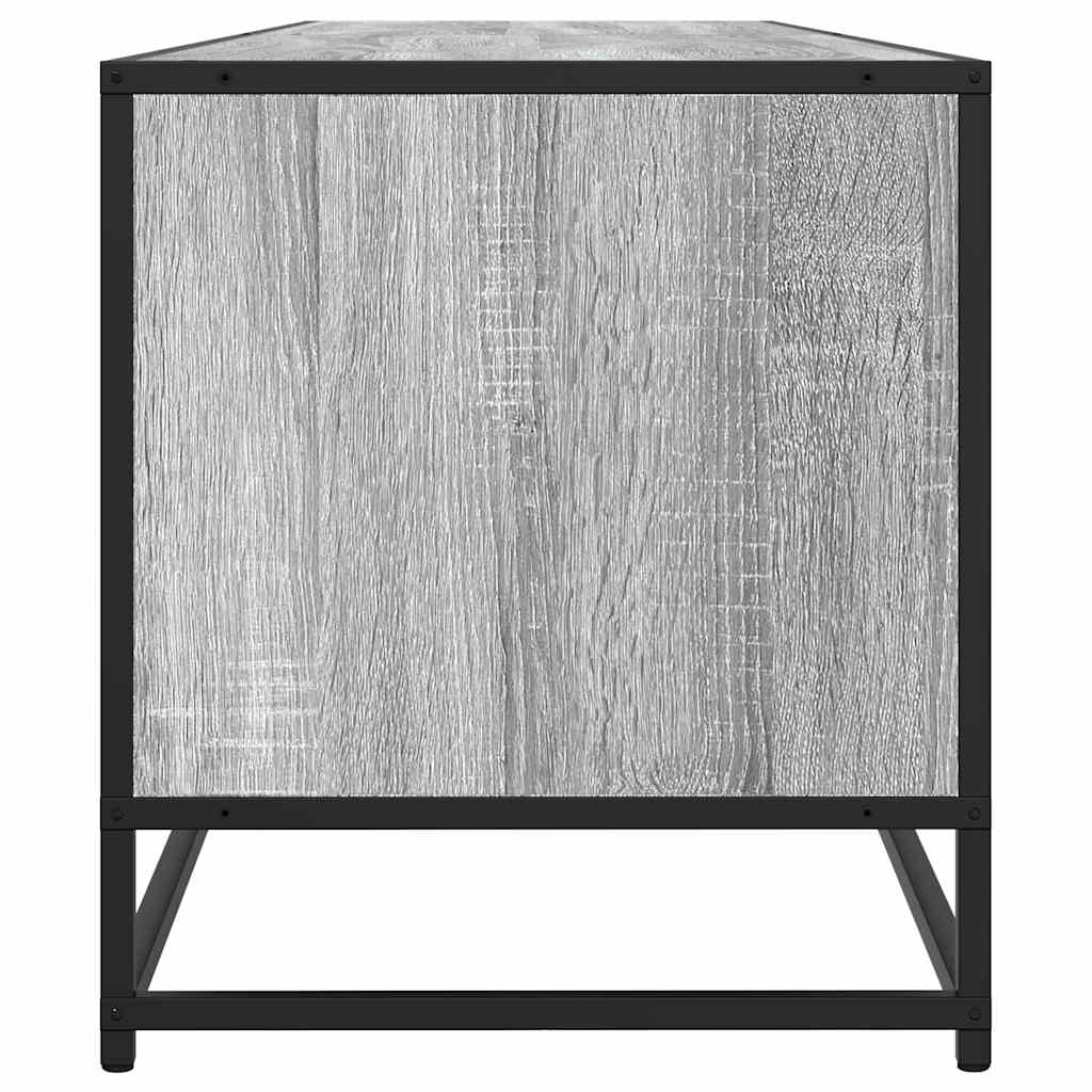 vidaXL Mueble de TV madera de ingeniería gris Sonoma 180,5x40x46 cm