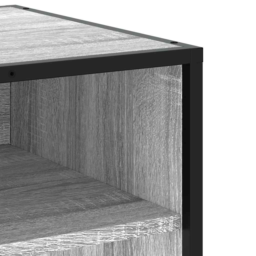 vidaXL Mueble de TV madera de ingeniería gris Sonoma 180,5x40x46 cm