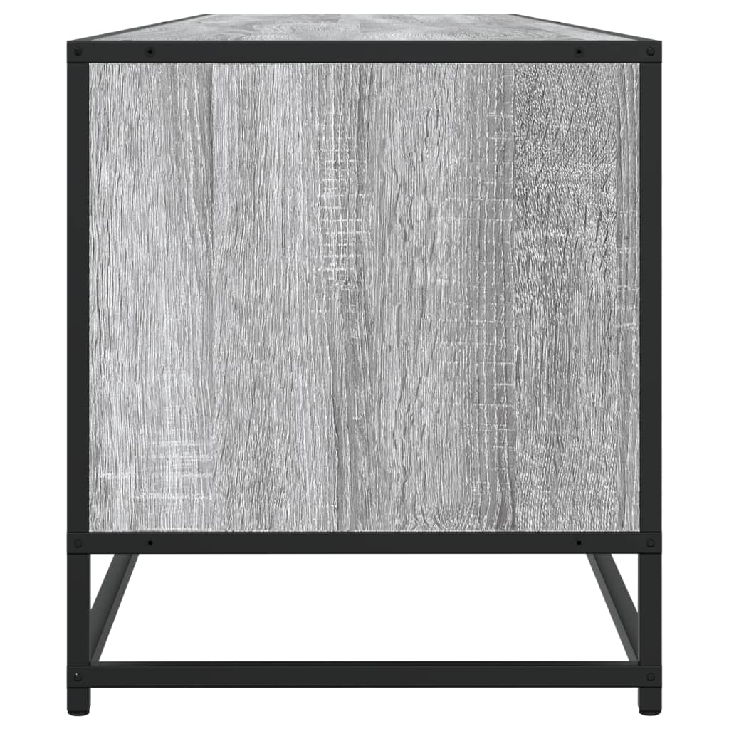 vidaXL Mueble de TV madera de ingeniería gris Sonoma 180x40x46 cm