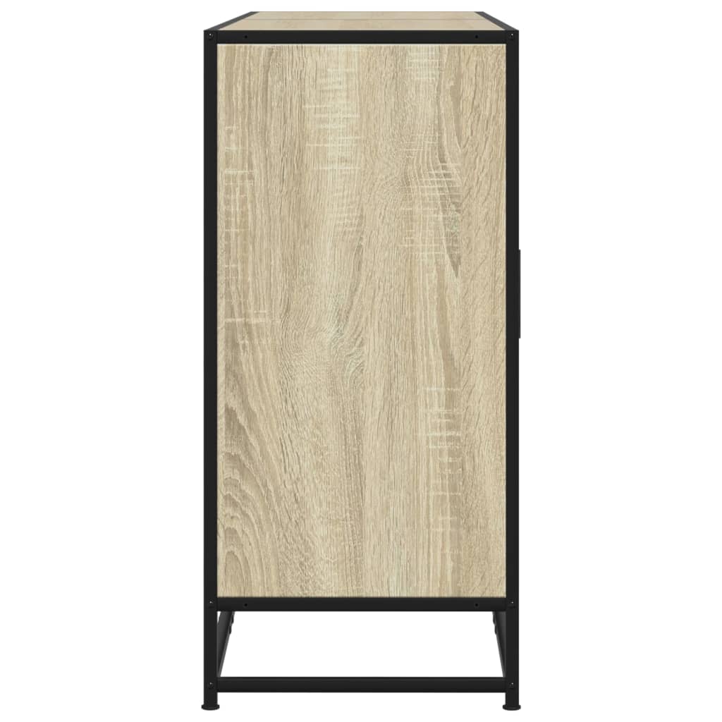 vidaXL Aparador madera de ingeniería roble Sonoma 134x35x76 cm