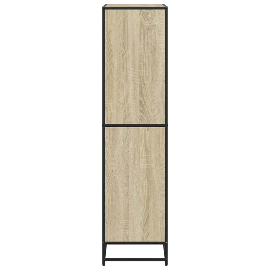 vidaXL Estantería de madera de ingeniería roble Sonoma 60x35x139 cm