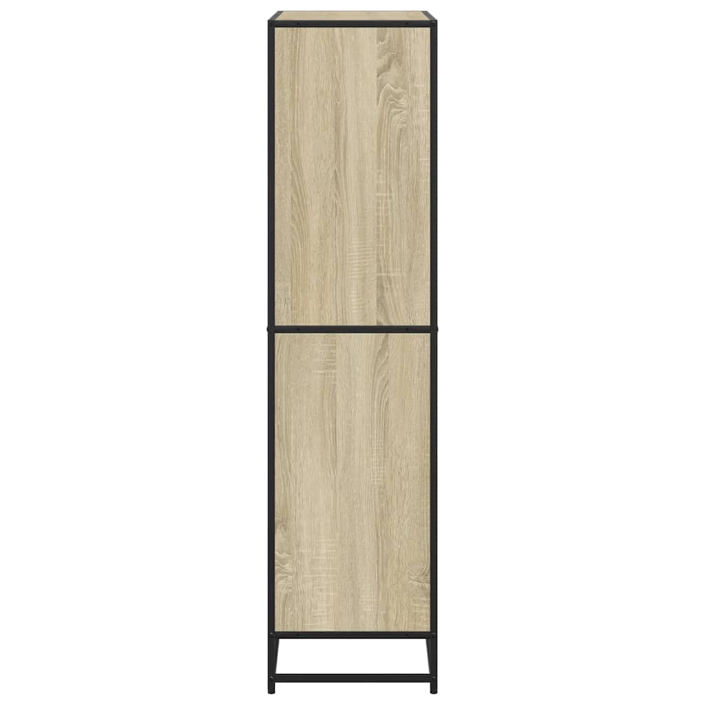 vidaXL Estantería de madera de ingeniería roble Sonoma 80,5x35x139 cm