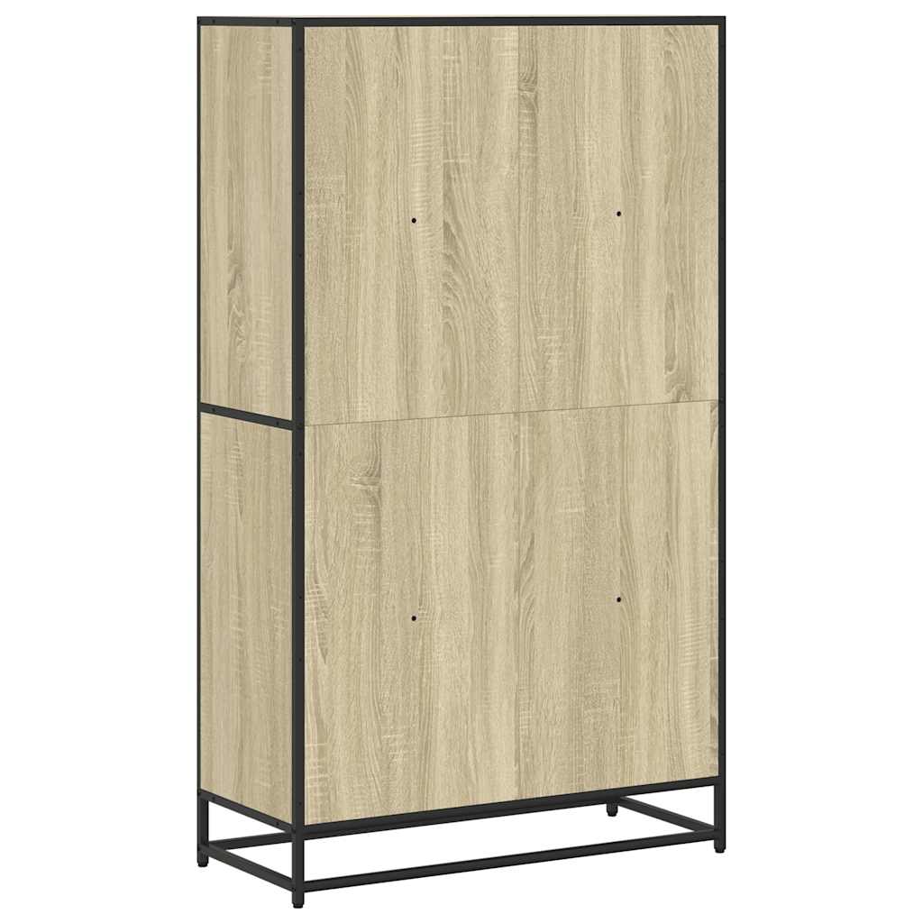 vidaXL Estantería de madera de ingeniería roble Sonoma 80,5x35x139 cm