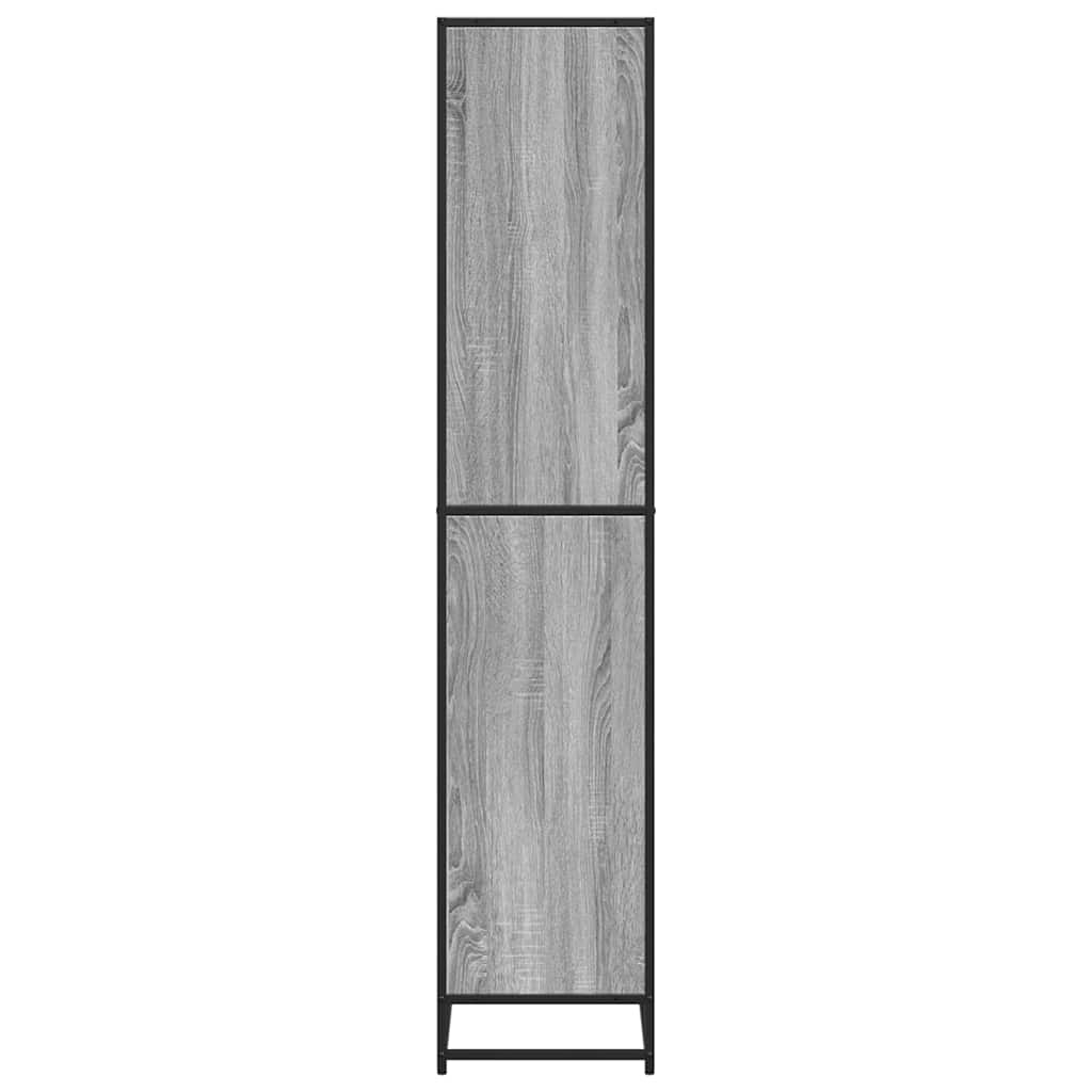 vidaXL Estantería de madera de ingeniería gris Sonoma 60x35x170,5 cm