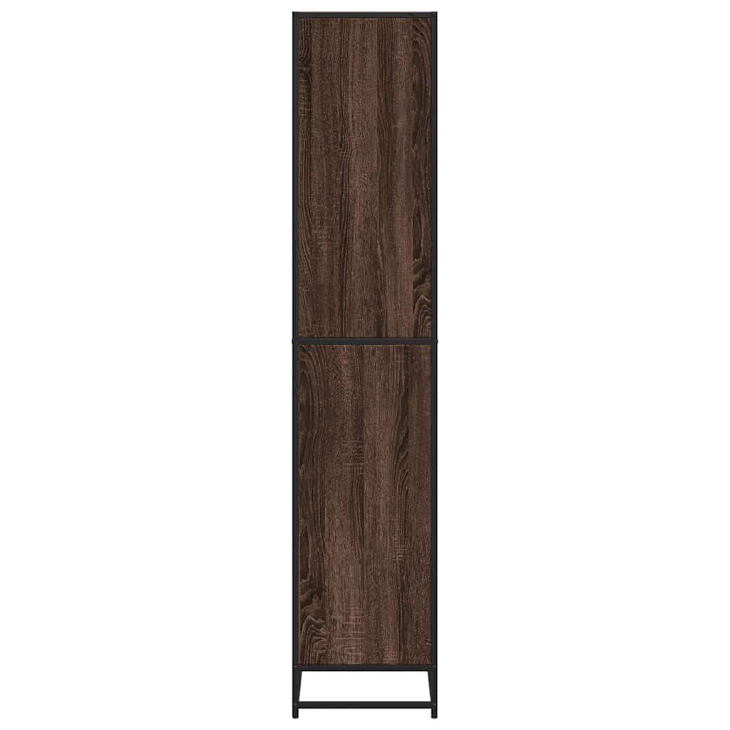 vidaXL Estantería de madera de ingeniería marrón roble 60x35x170,5 cm