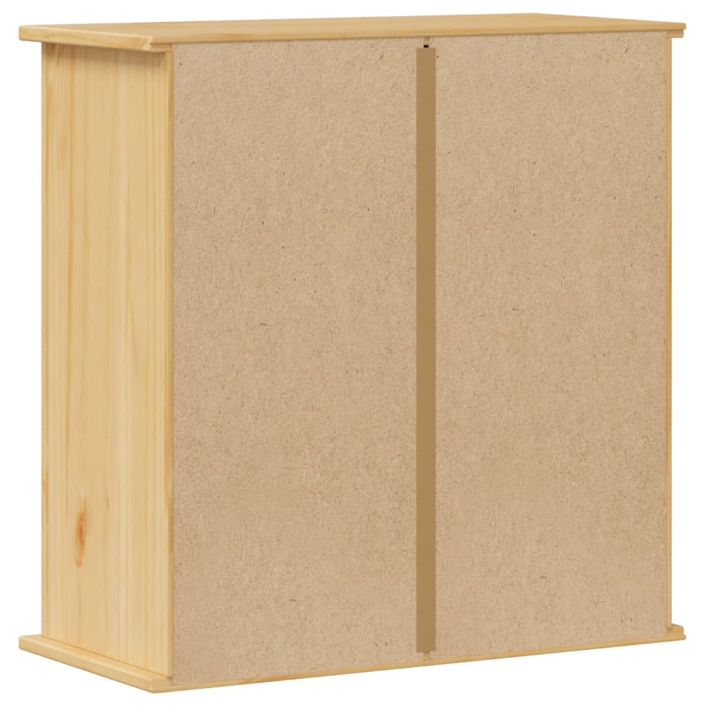 vidaXL Armario de baño Corona madera maciza de pino 70x33x71,5 cm