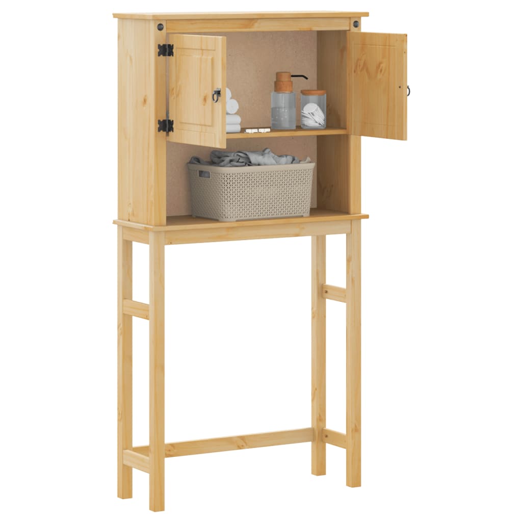 vidaXL Mueble de baño para lavadora Corona madera maciza de pino