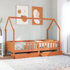 vidaXL Estructura de cama para niños con cajones madera pino 90x200 cm