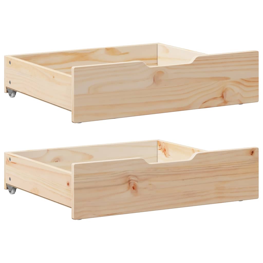 vidaXL Estructura de cama infantil con cajones madera de pino 80x160cm