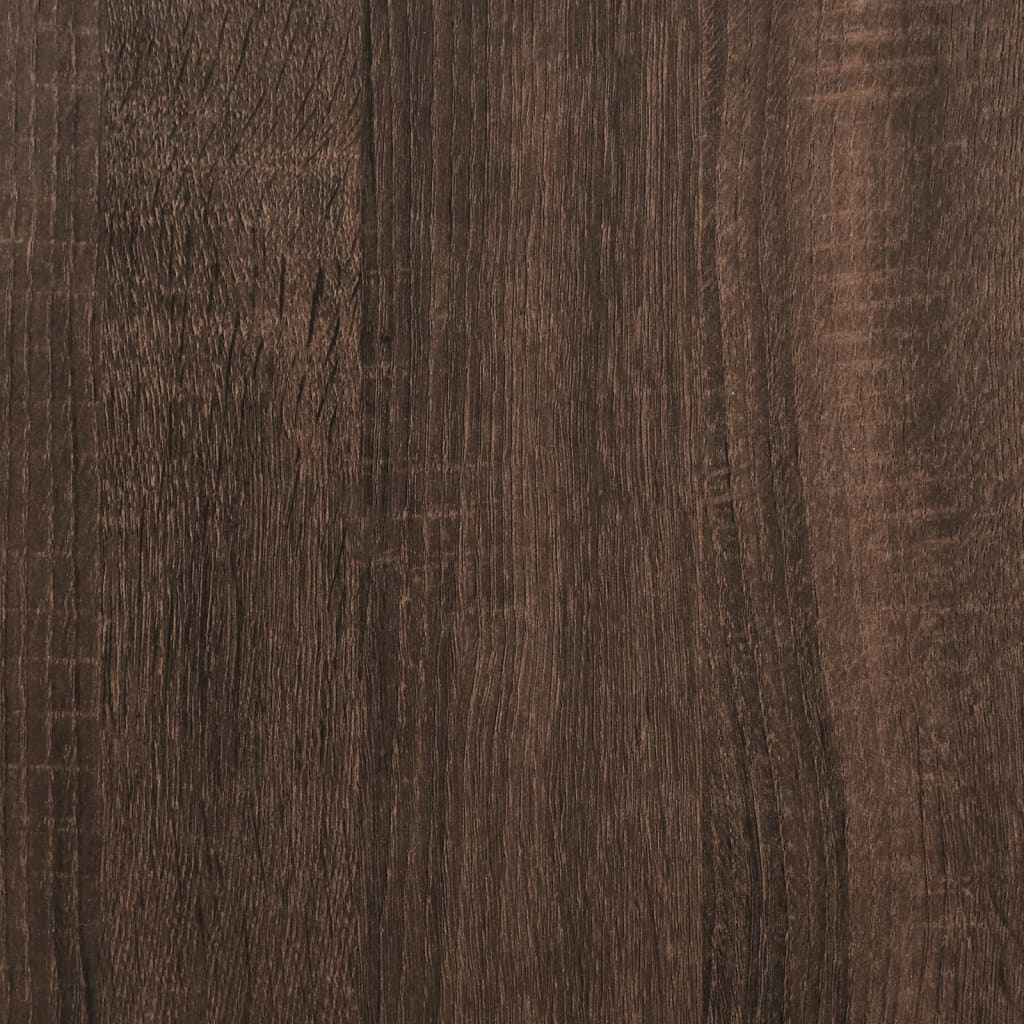 vidaXL Cubierta de radiador madera marrón roble 205x21,5x83,5 cm