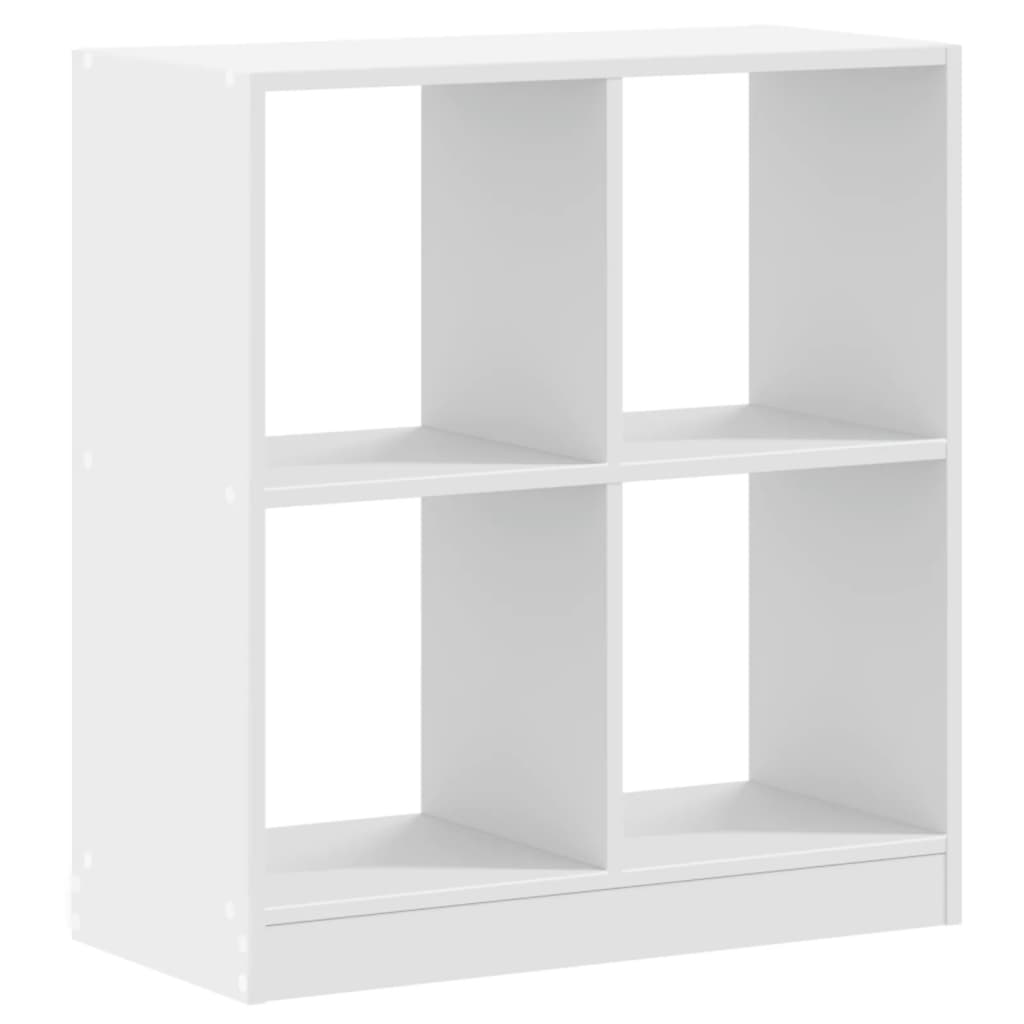 vidaXL Estantería de madera de ingeniería blanca 68,5x32x75 cm