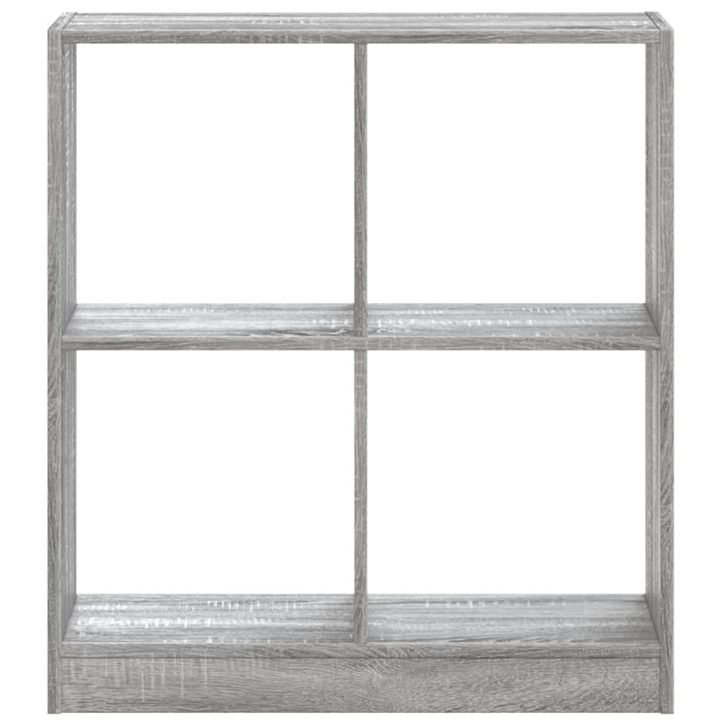 vidaXL Estantería de madera de ingeniería gris Sonoma 68,5x32x75 cm