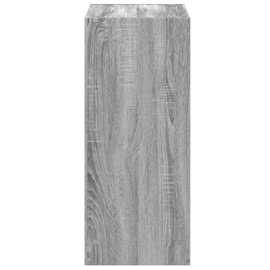 vidaXL Estantería de madera de ingeniería gris Sonoma 68,5x32x75 cm