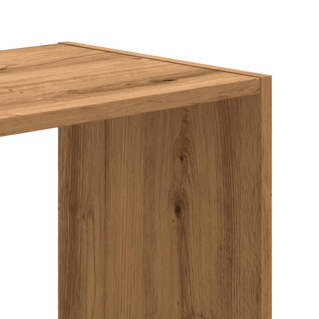 vidaXL Estantería de madera de ingeniería roble artisian 68,5x32x75 cm