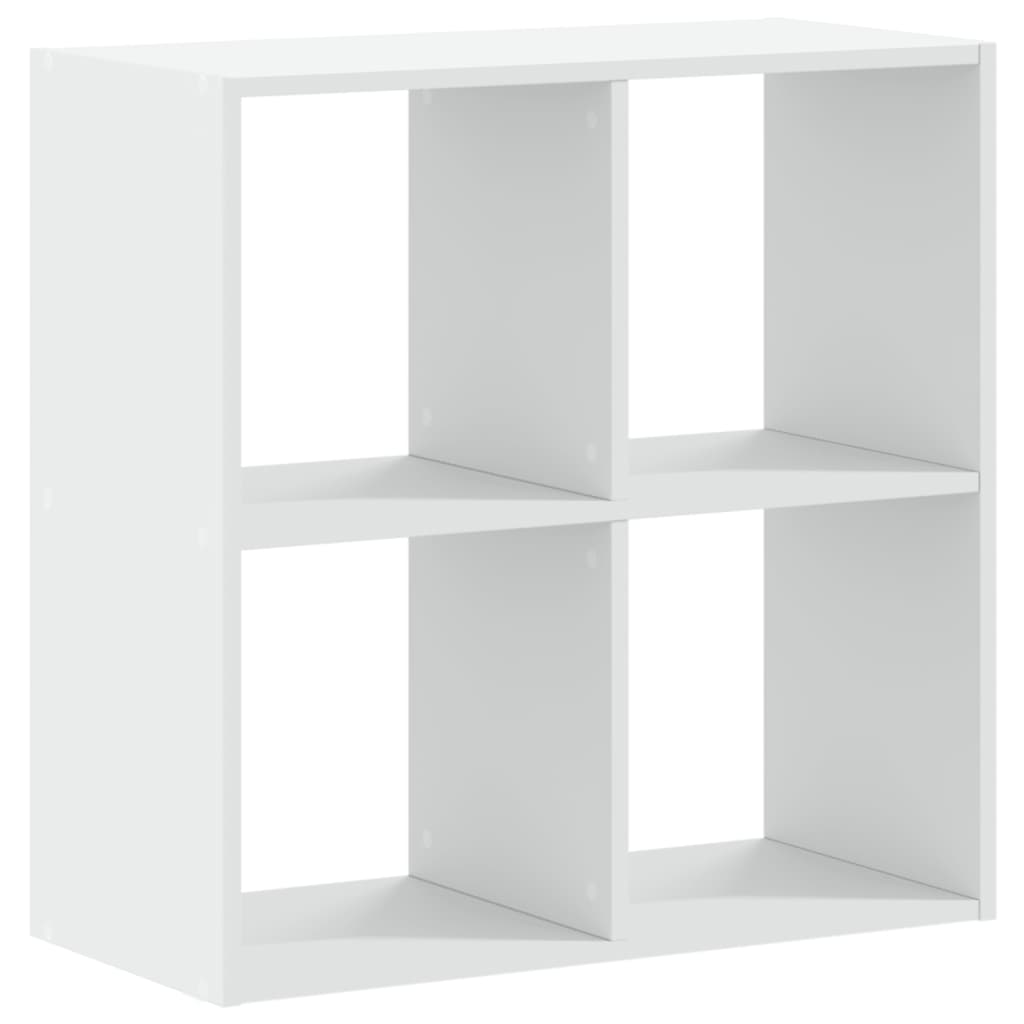 vidaXL Estantería de madera de ingeniería blanca 68,5x32x68,5 cm