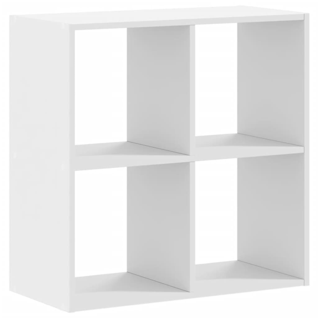 vidaXL Estantería de madera de ingeniería blanca 68,5x32x68,5 cm