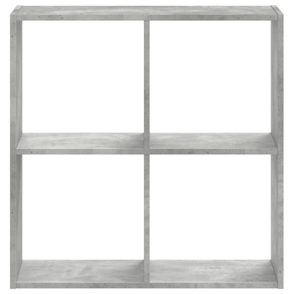 vidaXL Estantería madera de ingeniería gris hormigón 68,5x32x68,5 cm