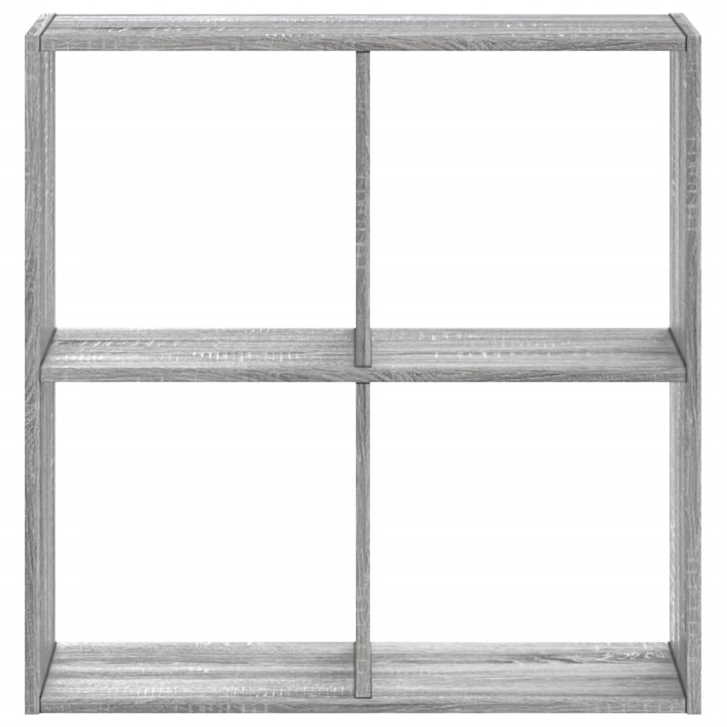 vidaXL Estantería de madera de ingeniería gris Sonoma 68,5x32x68,5 cm