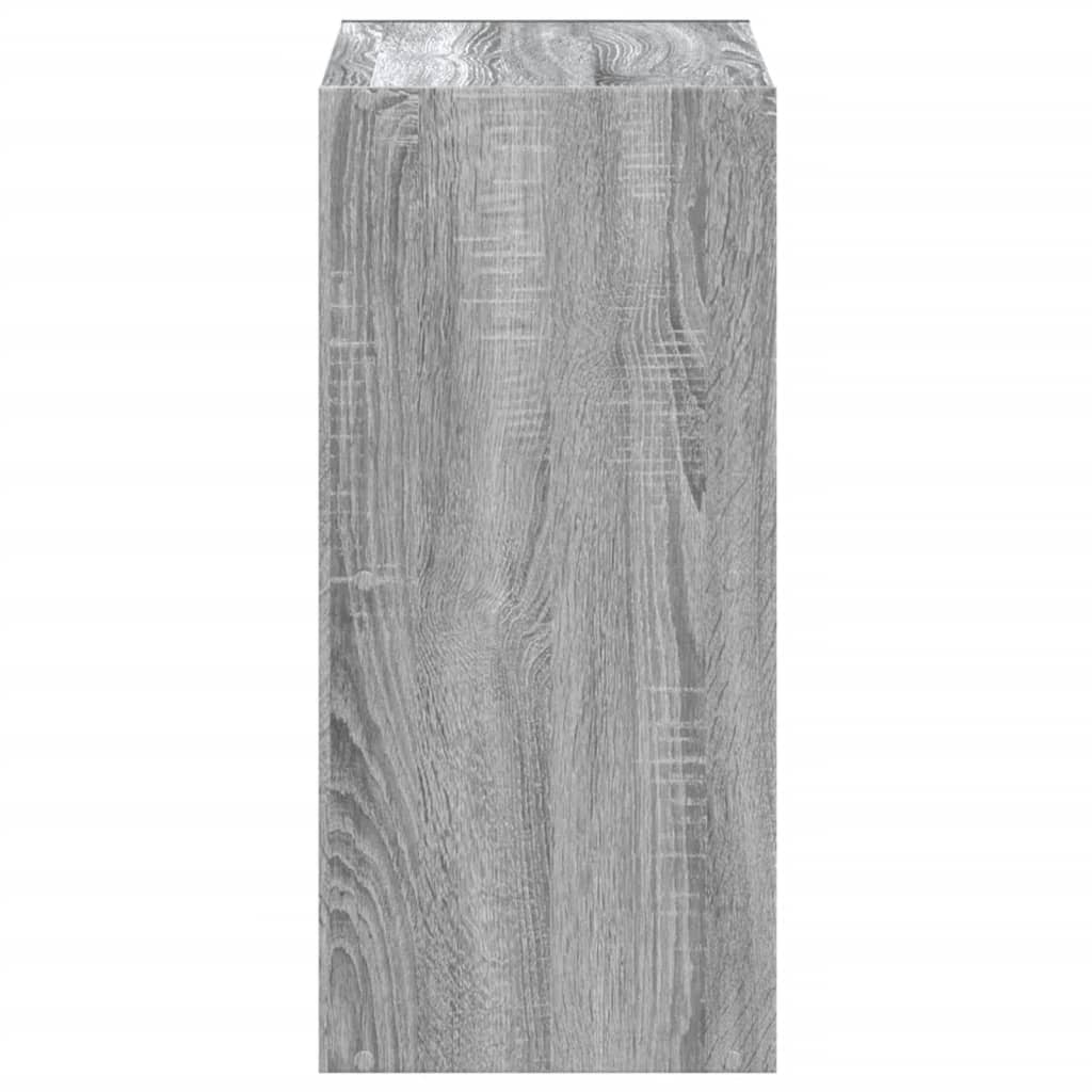 vidaXL Estantería de madera de ingeniería gris Sonoma 68,5x32x68,5 cm