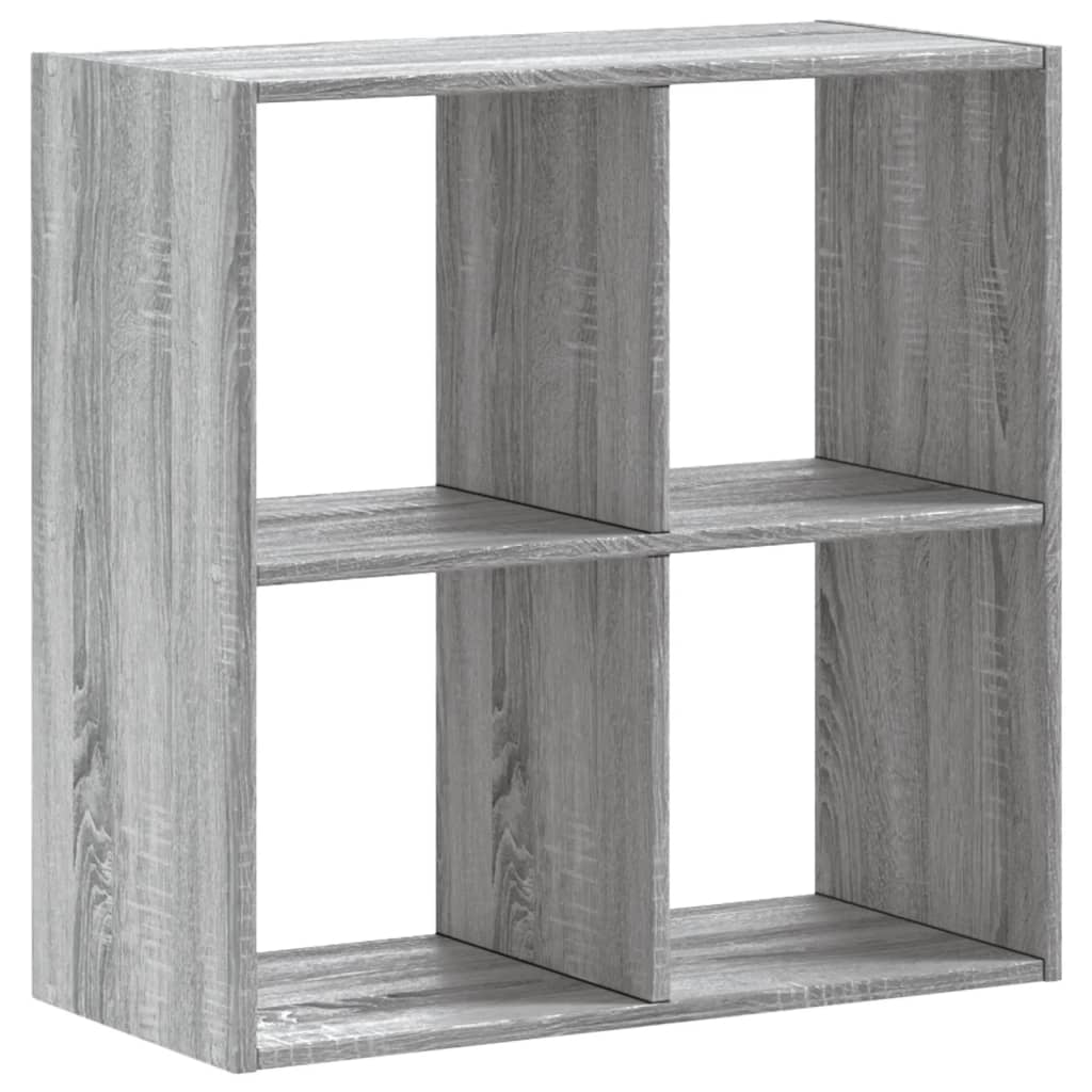 vidaXL Estantería de madera de ingeniería gris Sonoma 68,5x32x68,5 cm