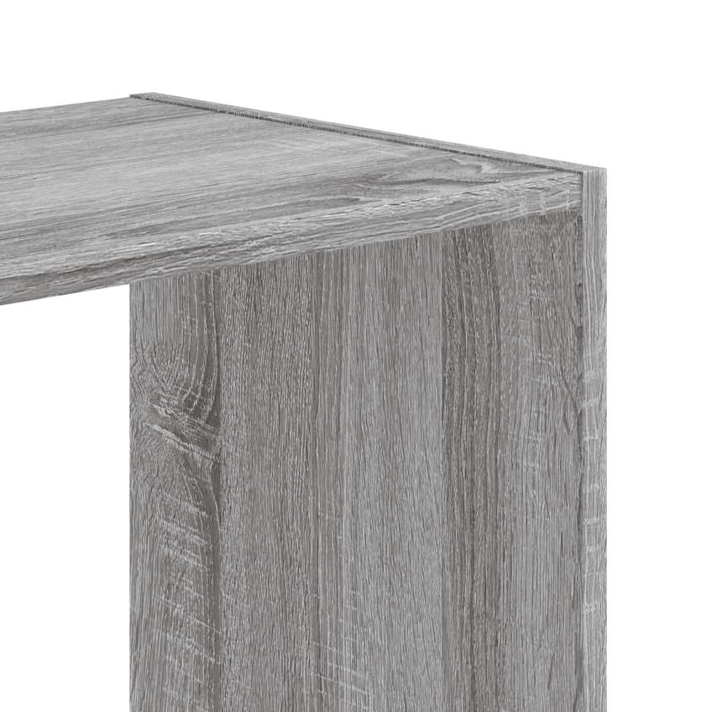 vidaXL Estantería de madera de ingeniería gris Sonoma 68,5x32x68,5 cm