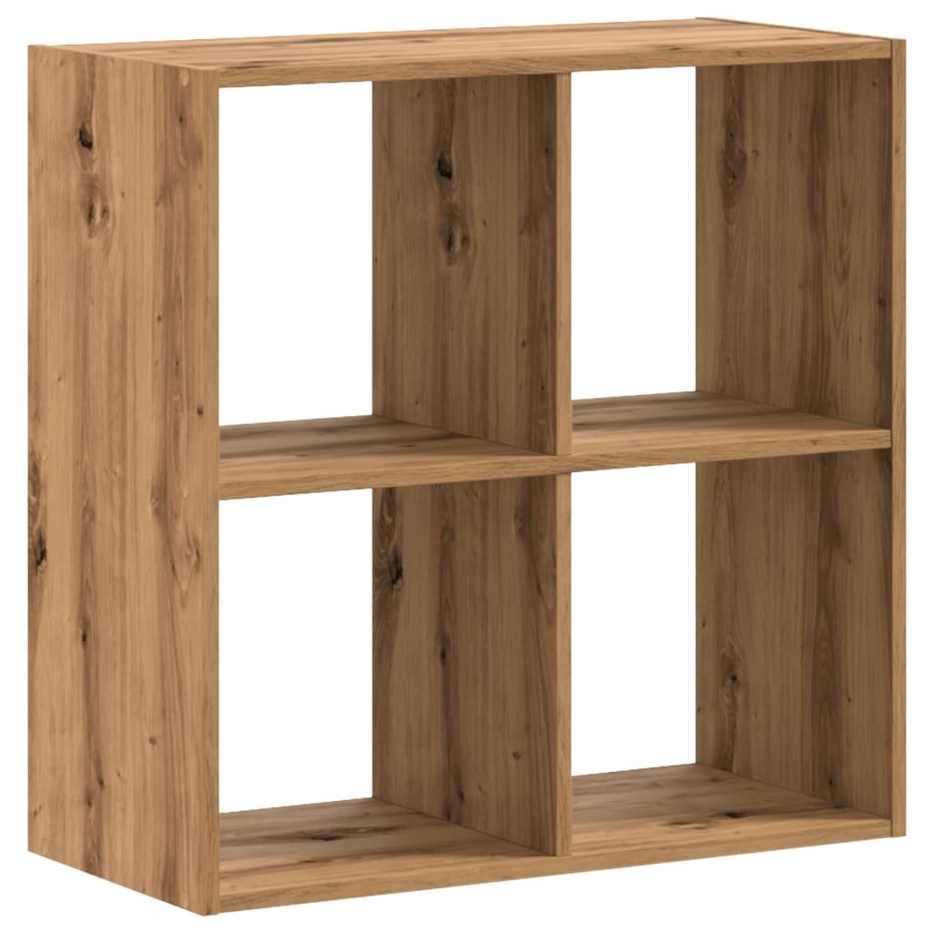 vidaXL Estantería de madera ingeniería roble artisian 68,5x32x68,5 cm